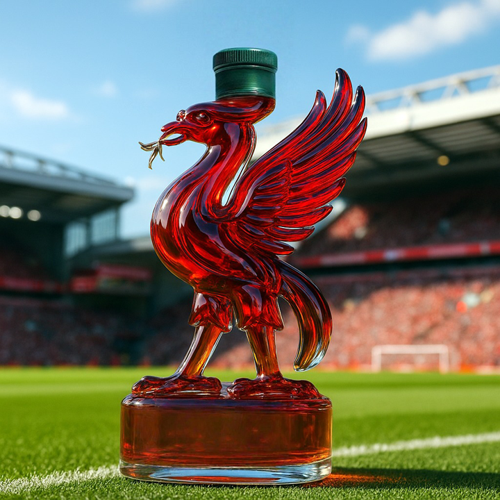 Liverpool F.C. Liver Bird Whiskey Bottle - A Statement of Unwavering Support