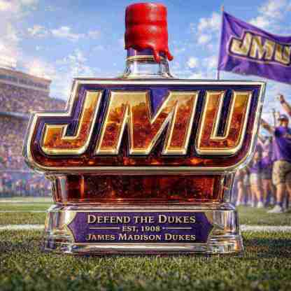 JMU DUKES Limited Edition Whiskey Bottle-Storyflask