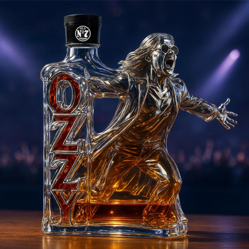 2025 🕯️Ozzy Osbourne Final Tour Memorial Whiskey Bottle-Storyflask