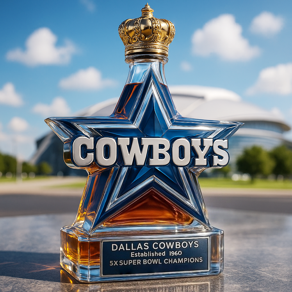Dallas Cowboys Limited Edition Whiskey Bottle-Storyflask