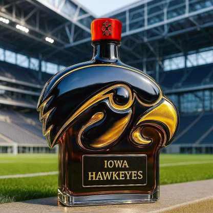 Iowa Hawkeyes Whiskey Bottle-Storyflask