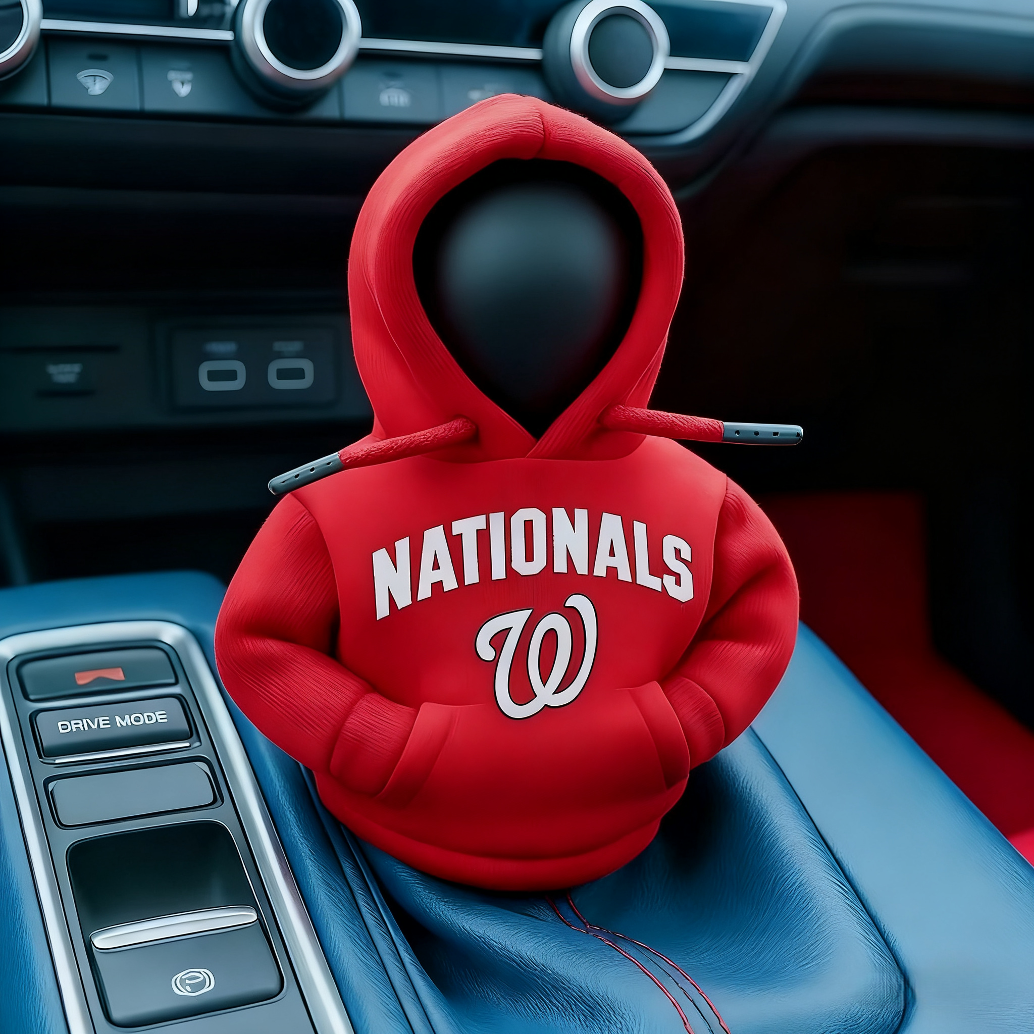 Washington Nationals Car Gear Shift Hoodie-Storyflask