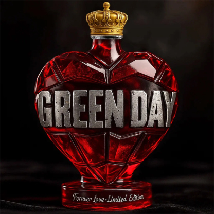 Forever Love/ Green Day Limited Edition Whiskey Bottle-Storyflask