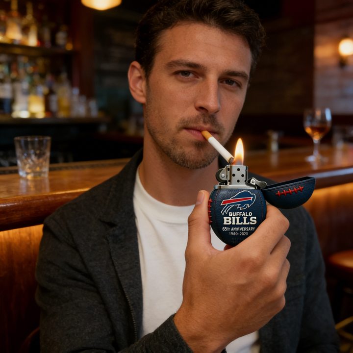 Buffalo Bills 65th Anniversary Lighter - The Ultimate Collectible Paying Tribute to the Team's Glorious History