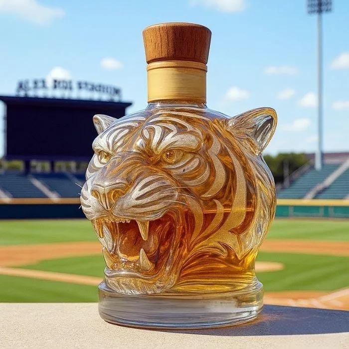 2026 BEST Tigers Head Whiskey Bottle-Storyflask