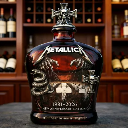 🔥Last Day 50% OFF -🥂The Metal Gods 1981-2026 45th Anniversary Whisky Bottle