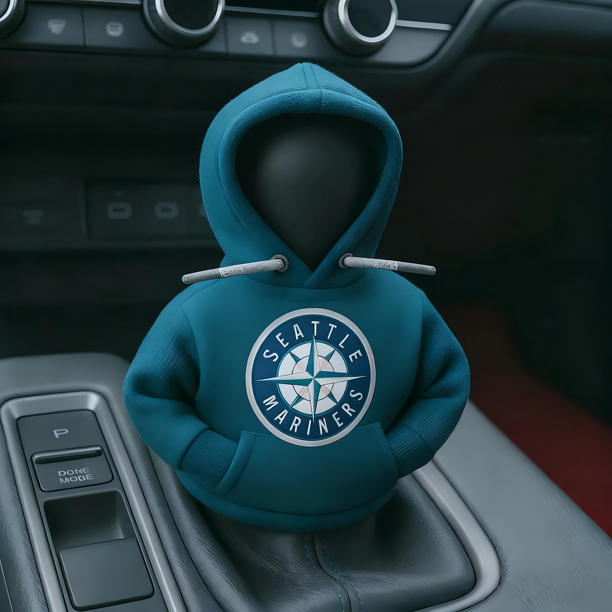 Seattle Mariners Car Gear Shift Hoodie-Storyflask