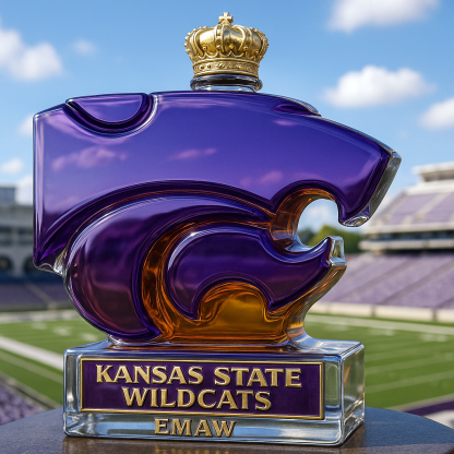 Kansas State Wildcats Limited-Edition Whiskey Bottle-Storyflask