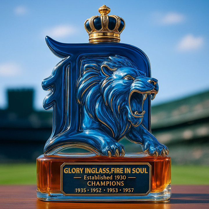 Lion's Team Collector's Edition Whiskey Bottle-Storyflask