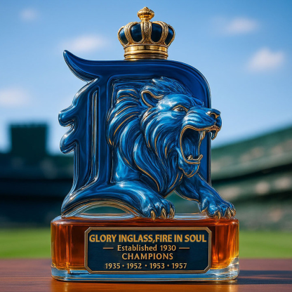 Lion's Team Collector's Edition Whiskey Bottle-Storyflask