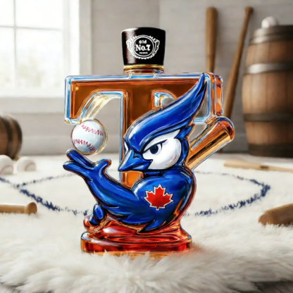 Toronto Blue Jays Baseball Whiskey Bottle - A Tribute to The Spirit of Championship Glory