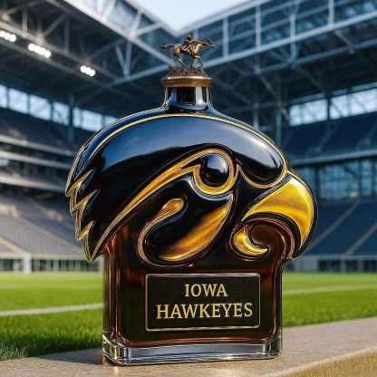 Iowa Hawkeyes Whiskey Bottle-Storyflask