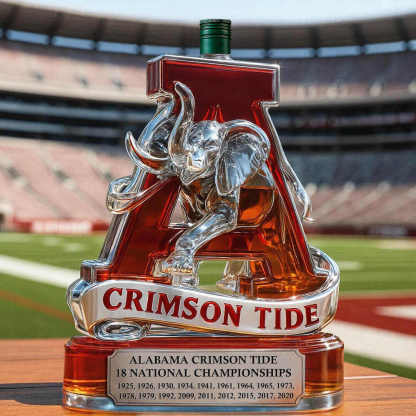 Alabama Crimson Tide Whiskey Bottle-Storyflask