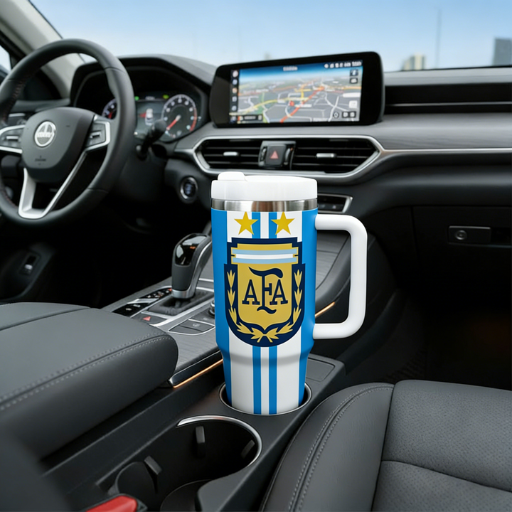 2026 FIFA World Cup Tumbler W/Handle - 40oz Premium Stainless Steel Insulated Double Mug