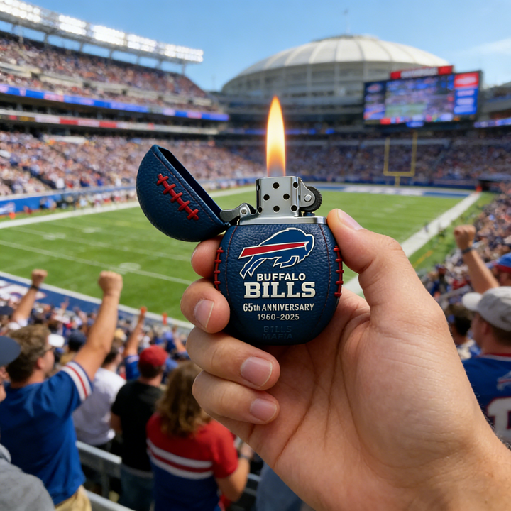 Buffalo Bills 65th Anniversary Lighter - The Ultimate Collectible Paying Tribute to the Team's Glorious History