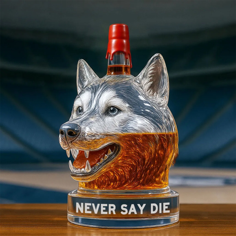 Husky Whiskey Bottle-Storyflask