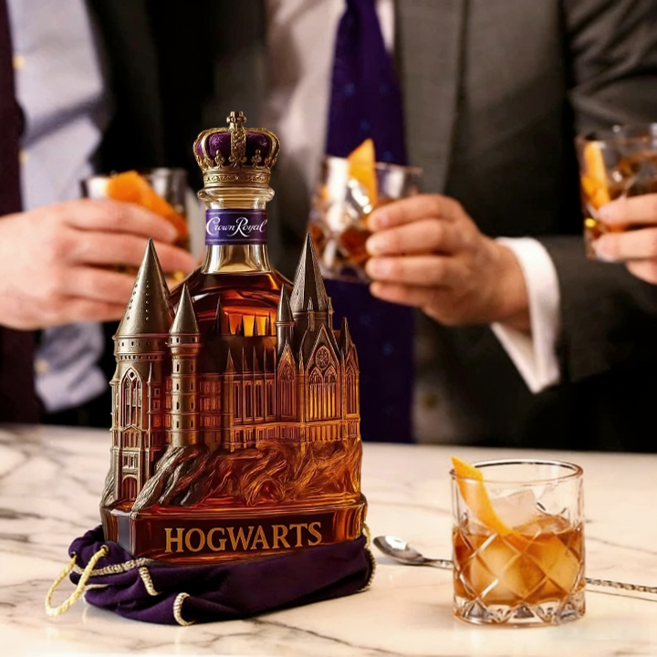 Hogwarts Castle Crown Royal Whiskey Bottle - Unveil A Truly Magical Addition to Your Collection-Storyflask