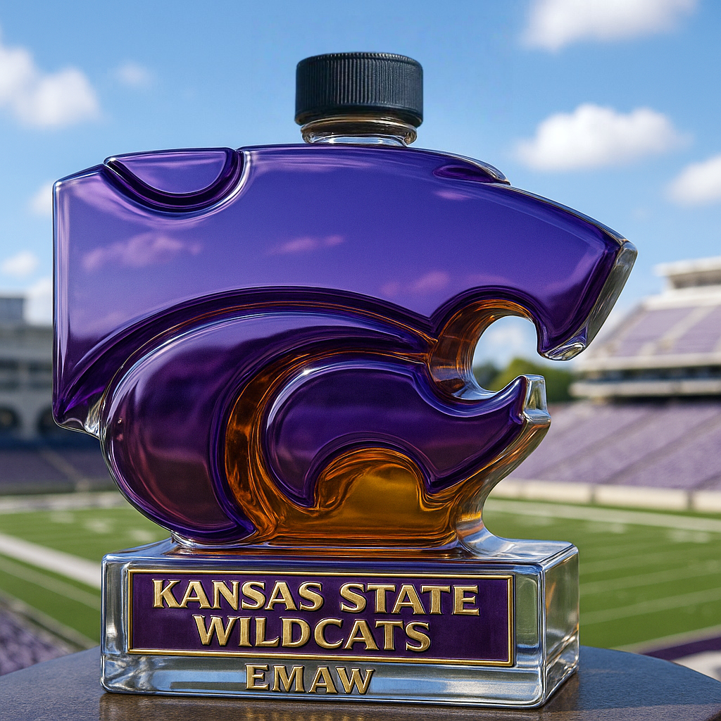Kansas State Wildcats Limited-Edition Whiskey Bottle-Storyflask