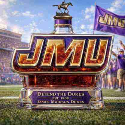 JMU DUKES Limited Edition Whiskey Bottle-Storyflask