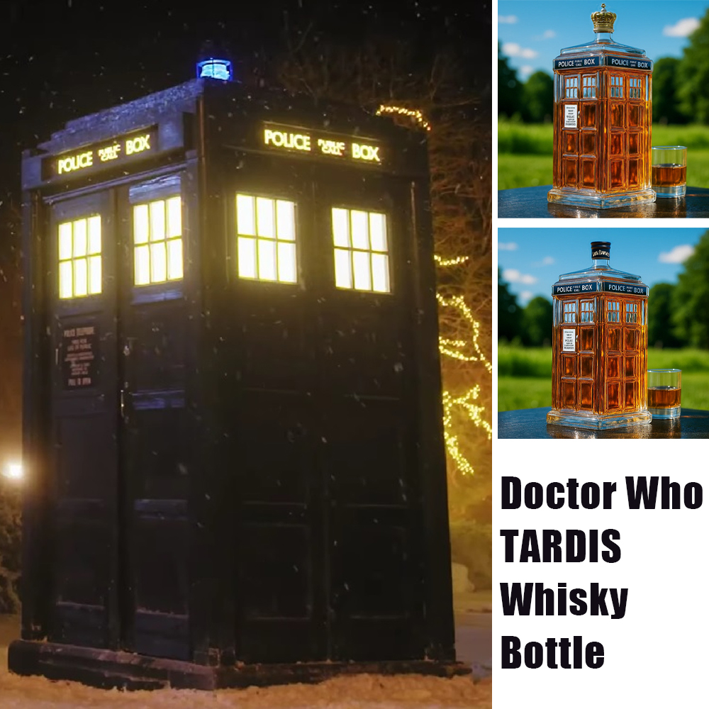 Doctor Who TARDIS Whisky Bottle-Storyflask