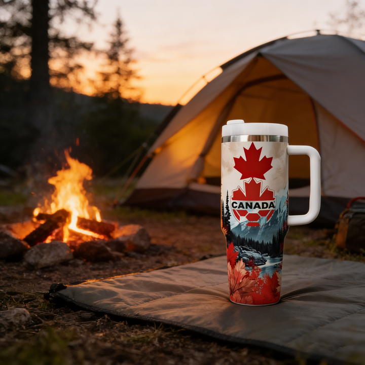 2026 FIFA World Cup Tumbler W/Handle - 40oz Premium Stainless Steel Insulated Double Mug