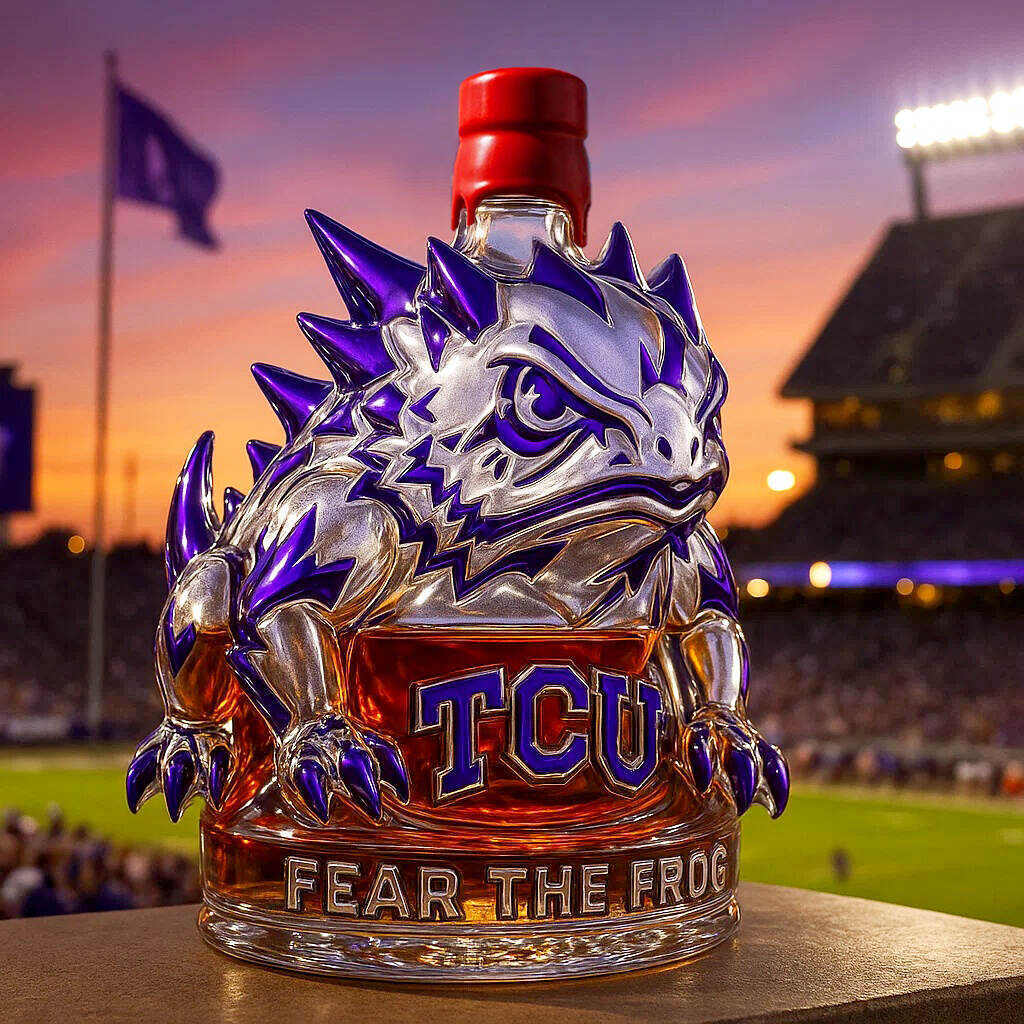 TCU Horned Frogs Limited Edition Whiskey Bottle-Storyflask