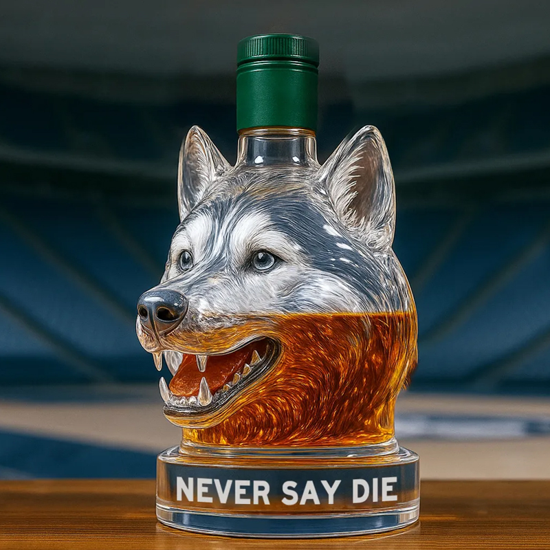 Husky Whiskey Bottle-Storyflask