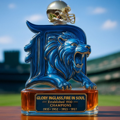 Lion's Team Collector's Edition Whiskey Bottle-Storyflask