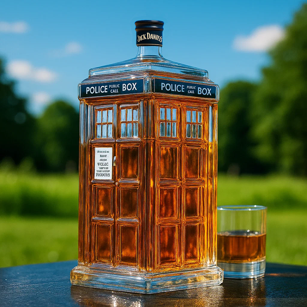 Doctor Who TARDIS Whisky Bottle-Storyflask