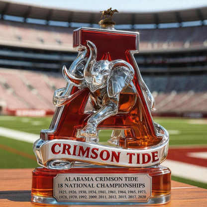Alabama Crimson Tide Whiskey Bottle-Storyflask