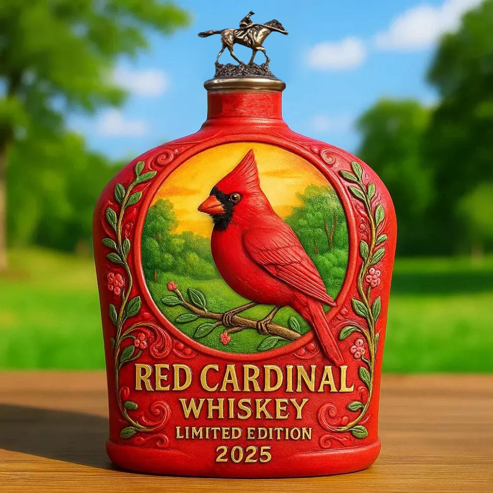 🐦St. Louis Red Cardinals Whiskey Bottle-Storyflask