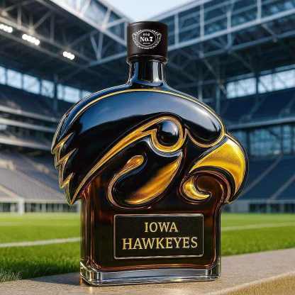 Iowa Hawkeyes Whiskey Bottle-Storyflask