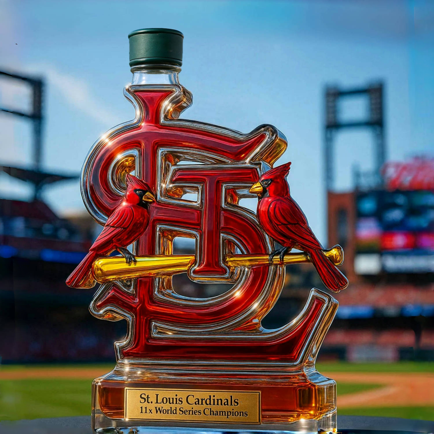 St. Louis Cardinals Limited Edition Whiskey Bottle-Storyflask