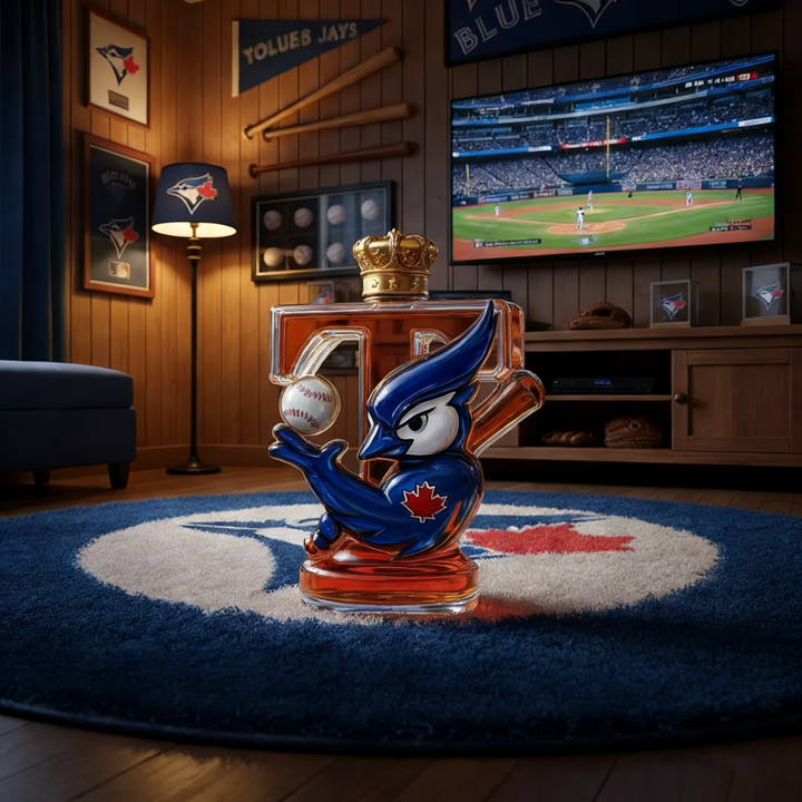 Toronto Blue Jays Baseball Whiskey Bottle - A Tribute to The Spirit of Championship Glory