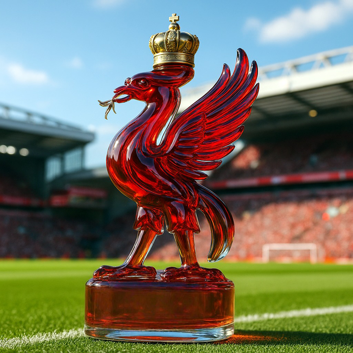 Liverpool F.C. Liver Bird Whiskey Bottle - A Statement of Unwavering Support