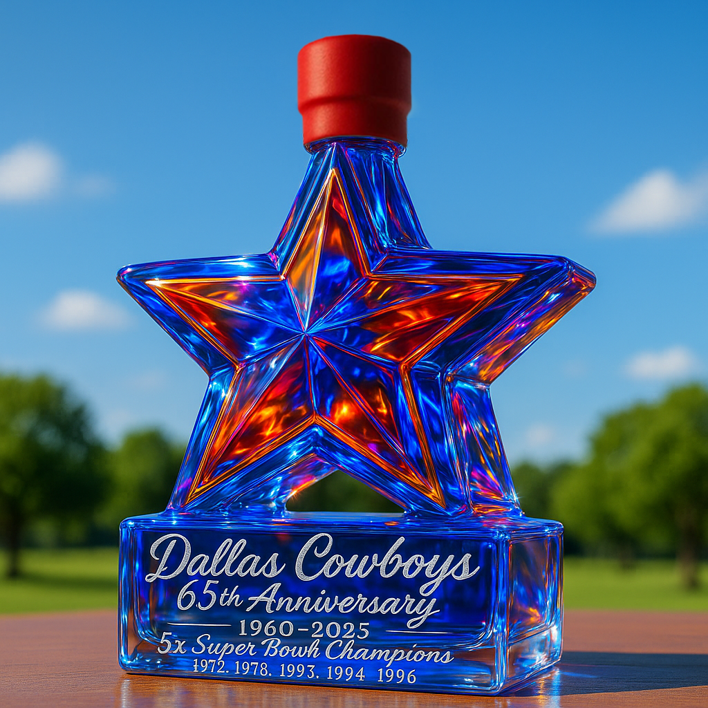 DAL 65th Anniversary Whiskey Bottle-Storyflask