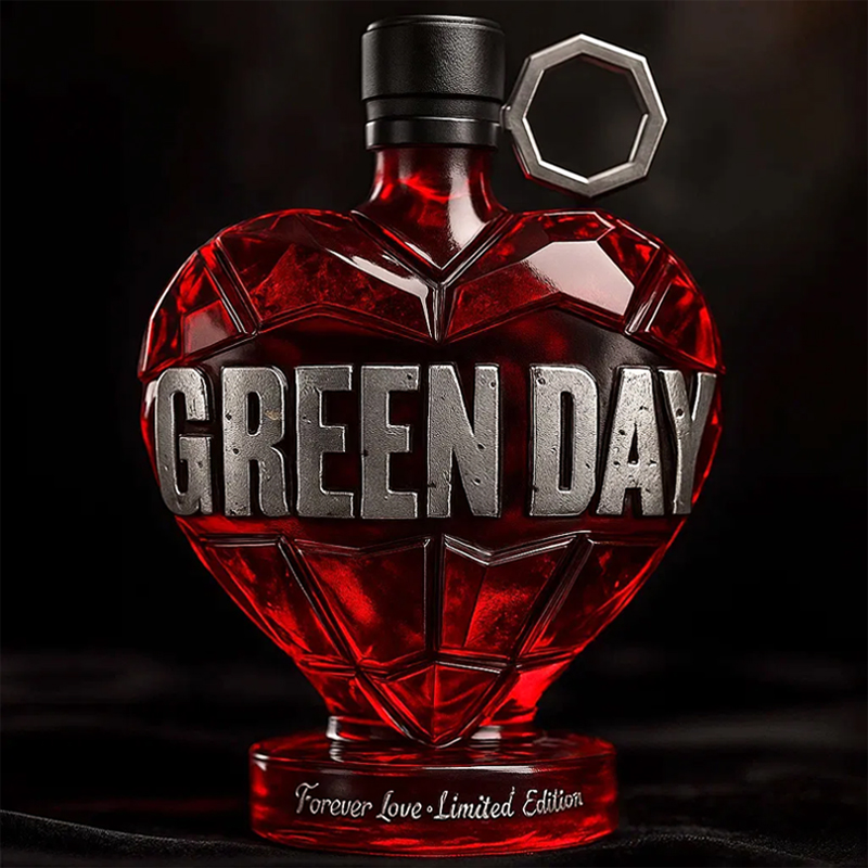 Forever Love/ Green Day Limited Edition Whiskey Bottle-Storyflask