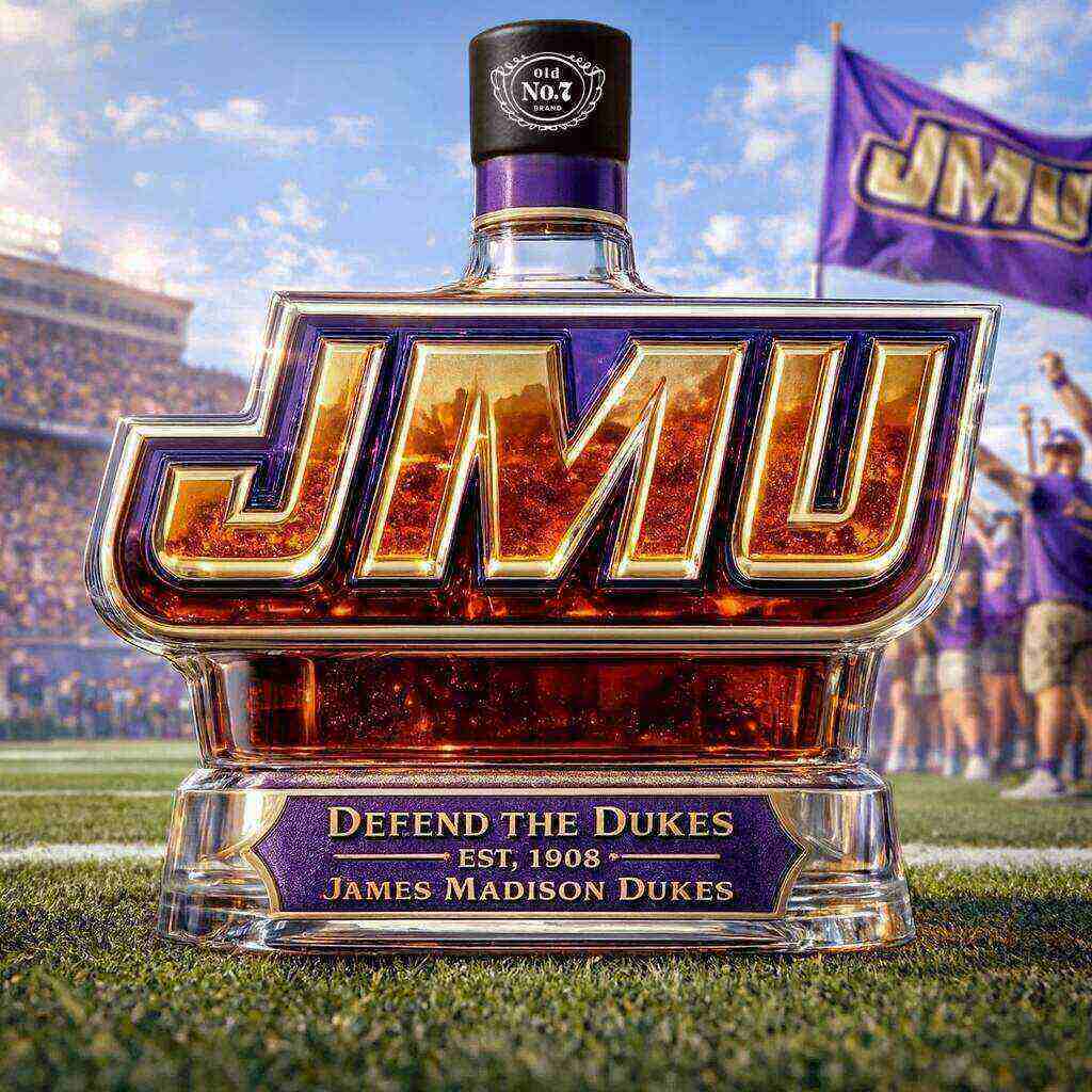 JMU DUKES Limited Edition Whiskey Bottle-Storyflask
