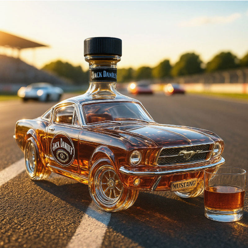 Mustang Whisky Bottle-Storyflask