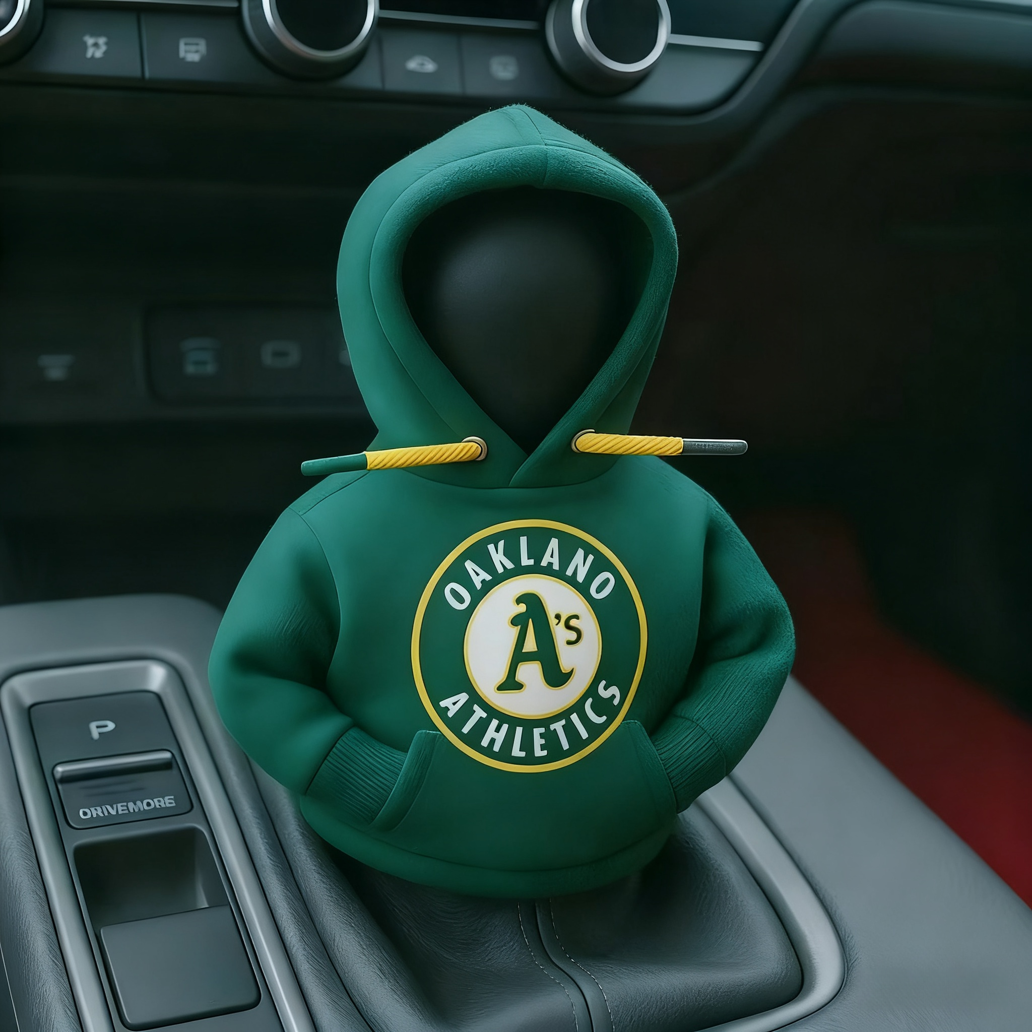 Oakland Athletics Car Gear Shift Hoodie-Storyflask