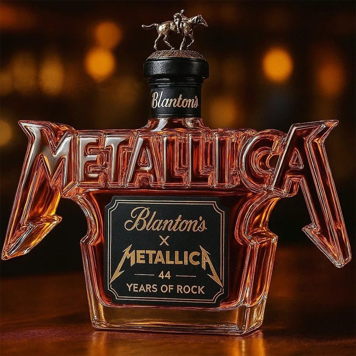 Metallica 44 Years Of Rock Crown Royal Whiskey Bottle-Storyflask