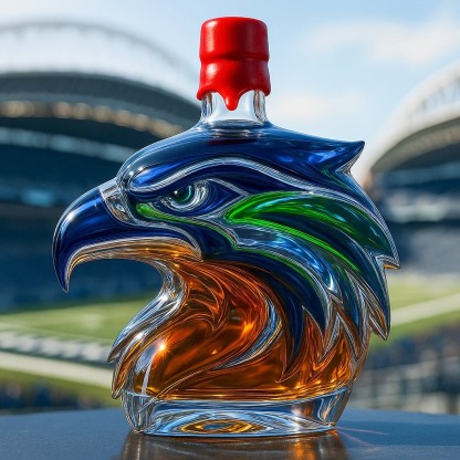Seattle Seahawks Limited Edition Whisky Bottle-Storyflask