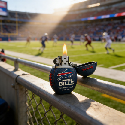 Buffalo Bills 65th Anniversary Lighter - The Ultimate Collectible Paying Tribute to the Team's Glorious History