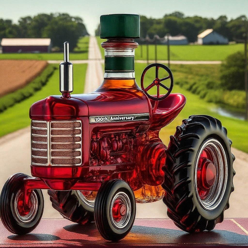 Farmall 100Th Anniversary Whisky Bottle-Storyflask