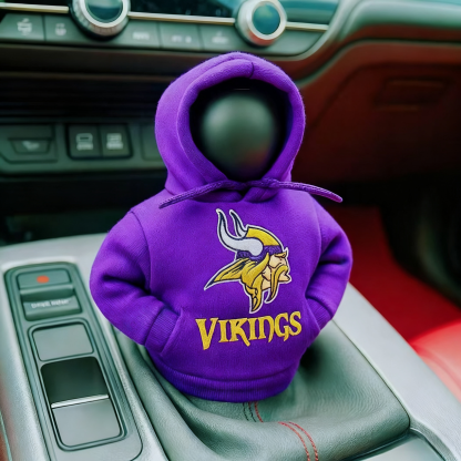 Minnesota Vikings Car Gear Shift Hoodie-Storyflask