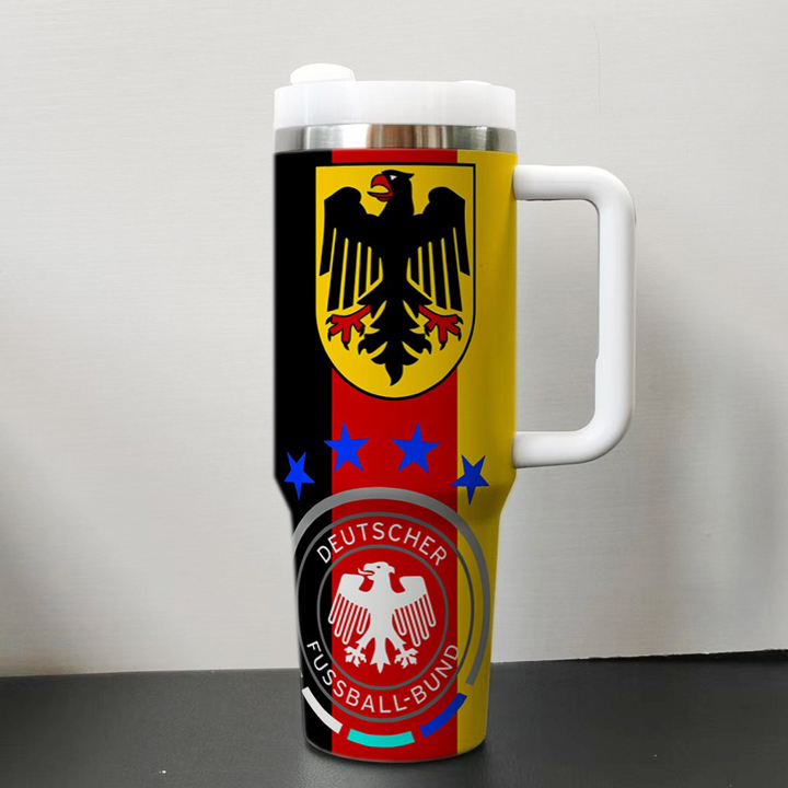 2026 FIFA World Cup Tumbler W/Handle - 40oz Premium Stainless Steel Insulated Double Mug