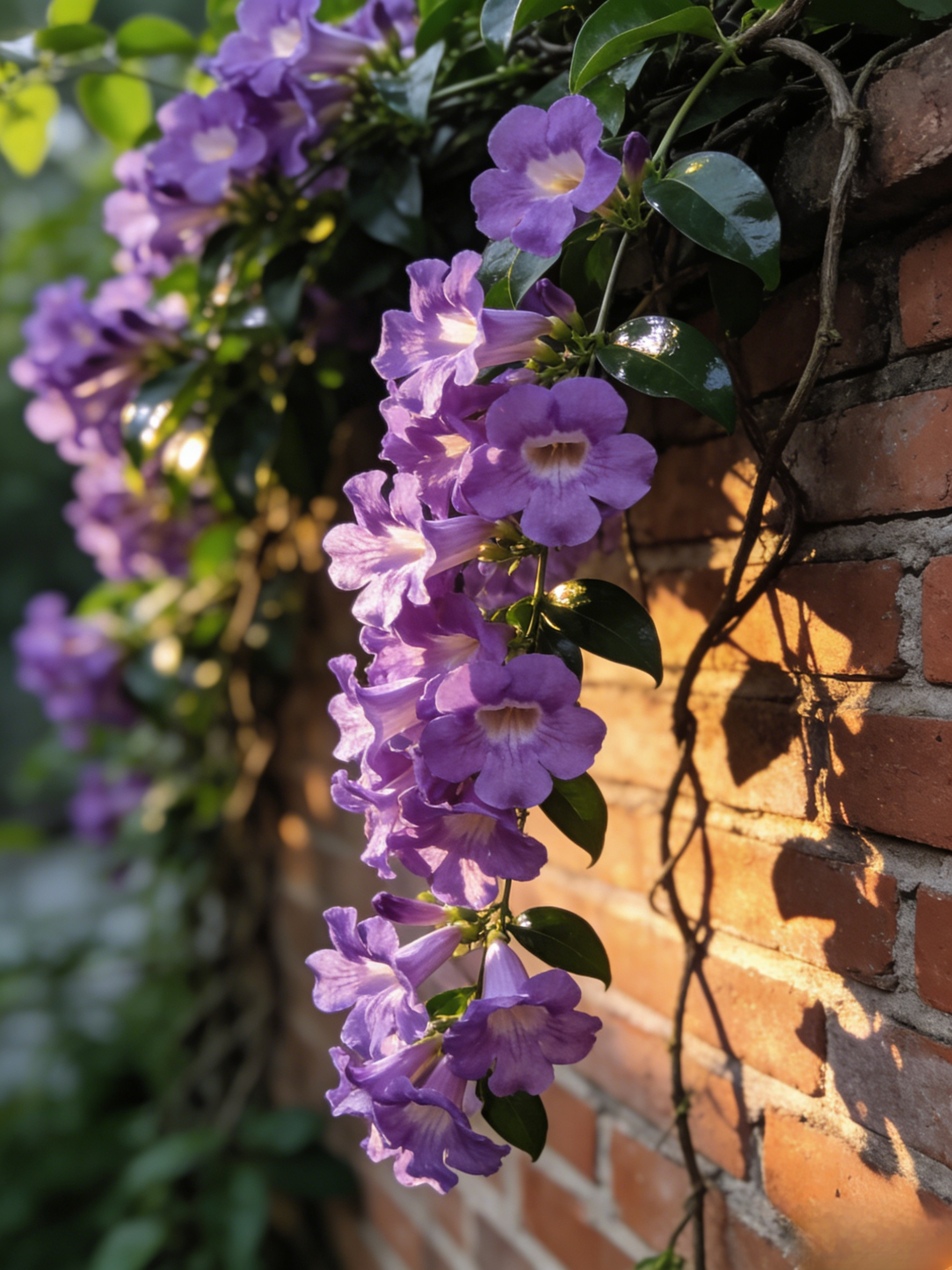 Több ezer virágot hozó fokhagymaillatú lila harangláb kúszónövény magok.