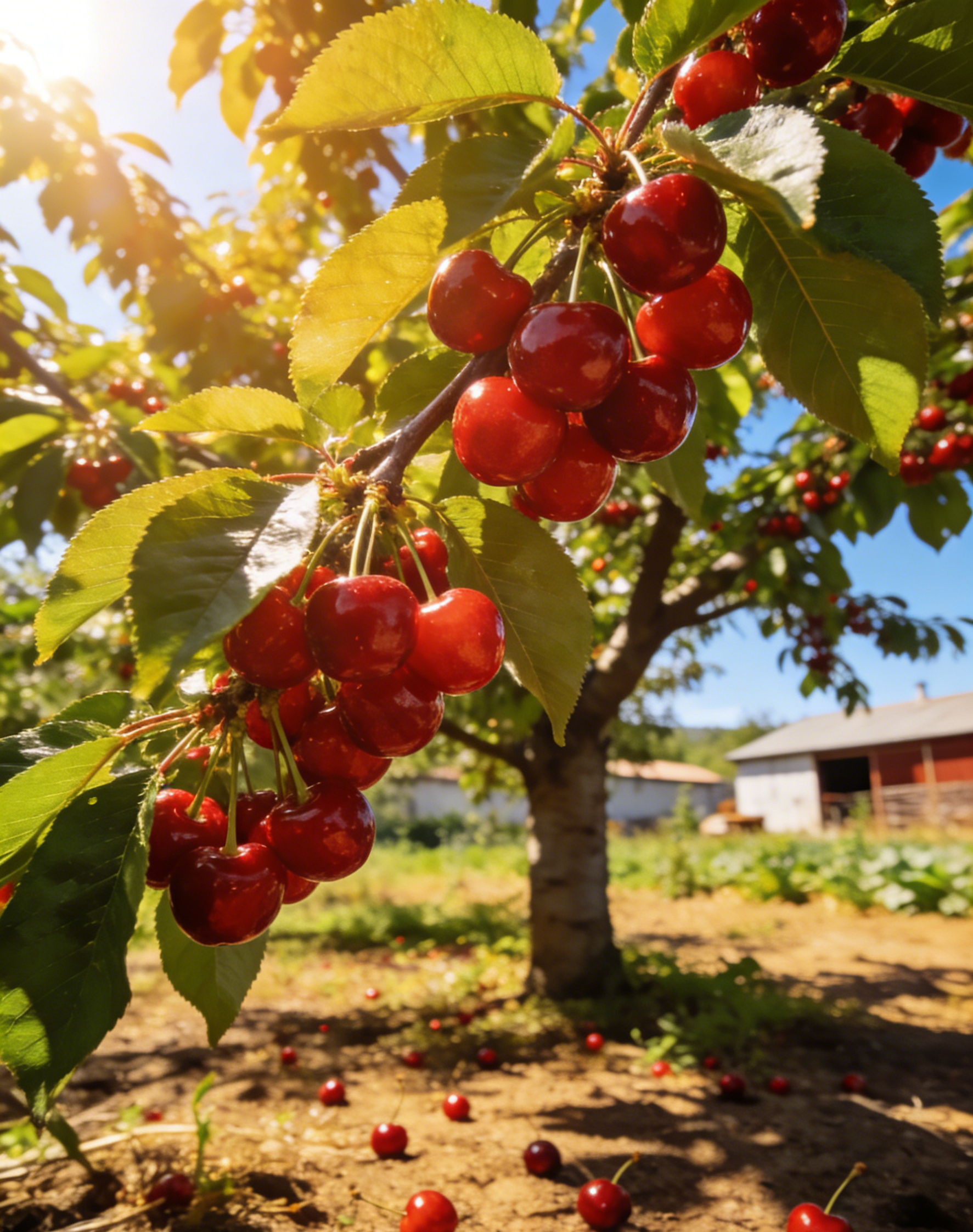 Czerwona cesarzowa - sadzonka wiśni.