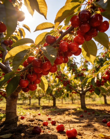 Czerwona cesarzowa - sadzonka wiśni.