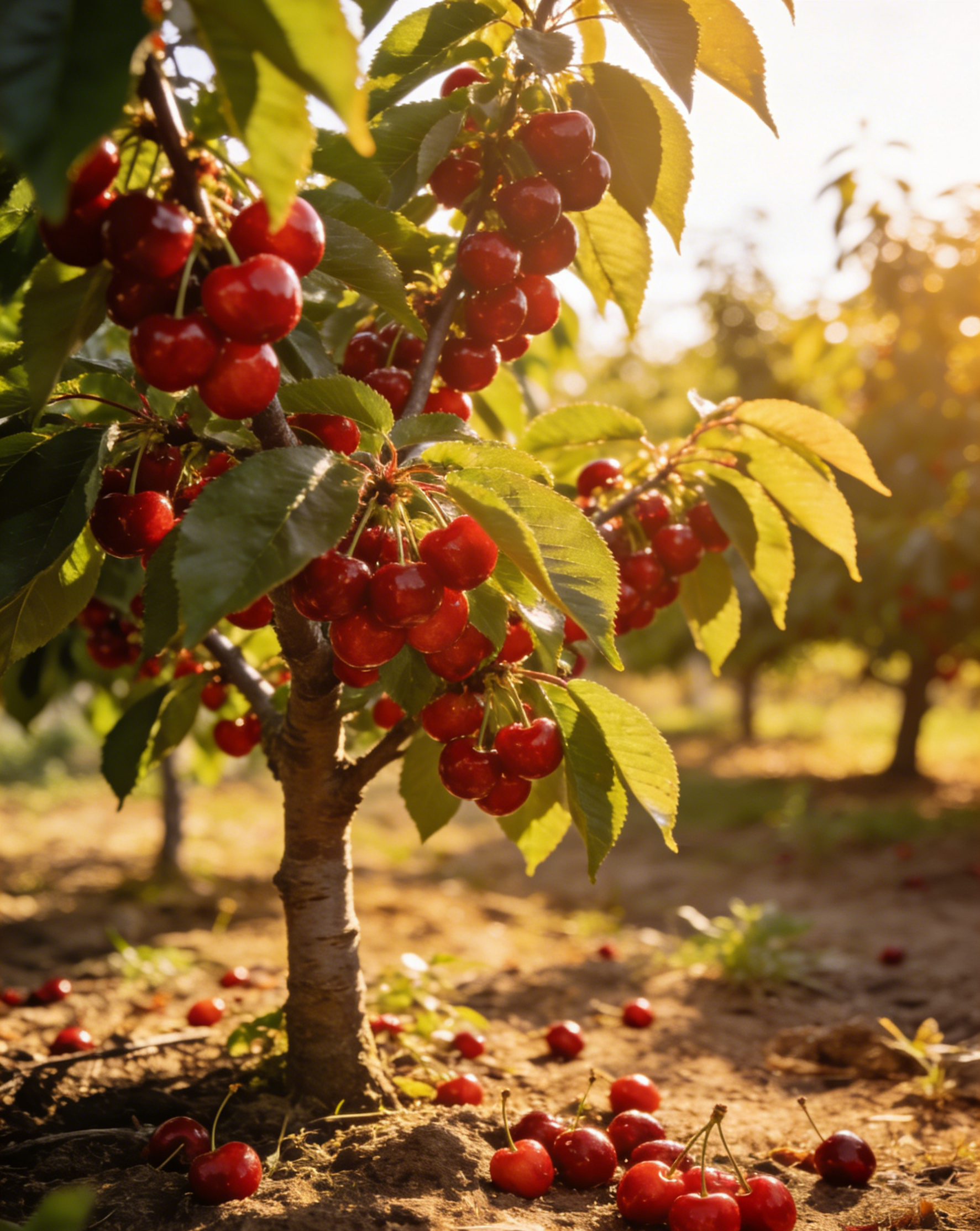 Czerwona cesarzowa - sadzonka wiśni.